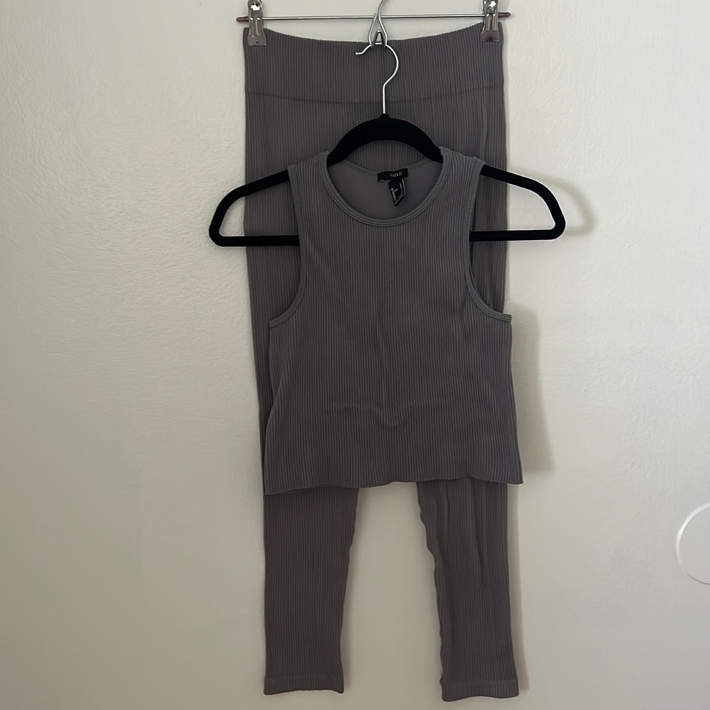 Grey athletic lounge set